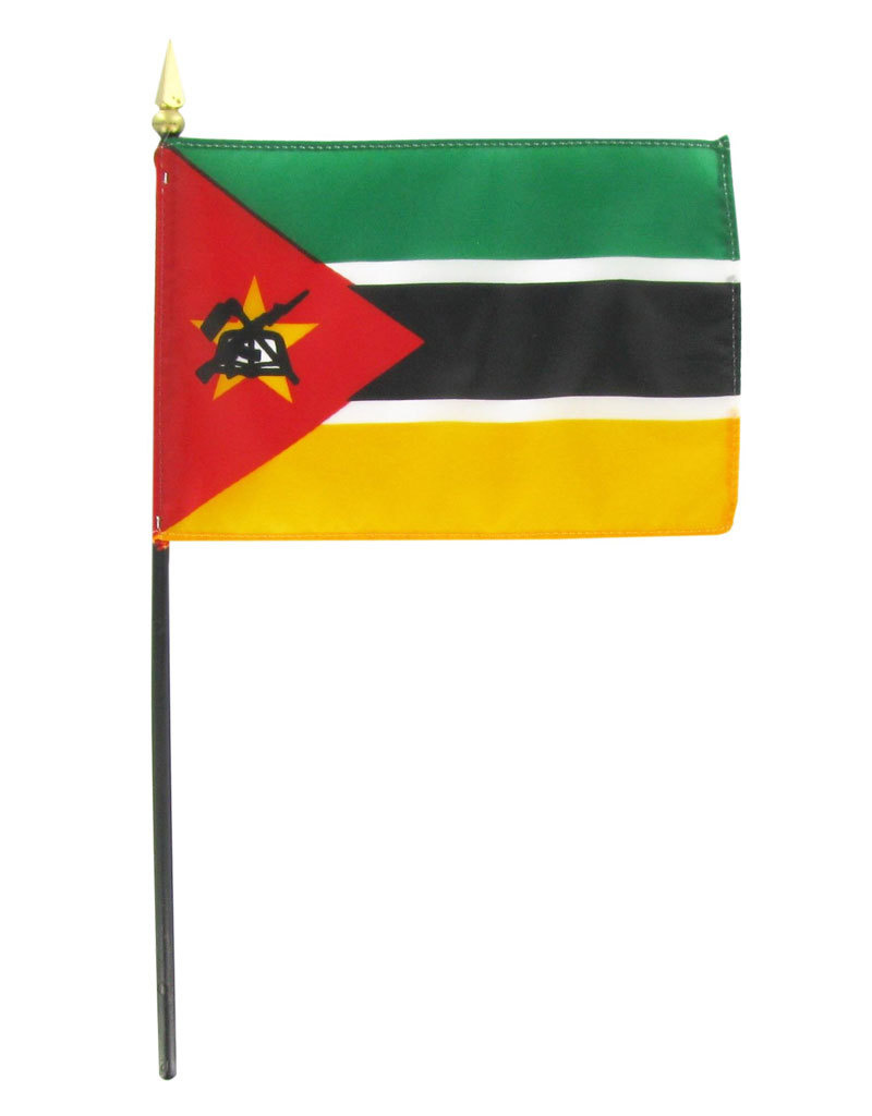 Stick Flag 4"x6" - Mozambique