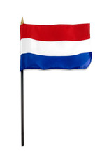 Stick Flag 4"x6" - Netherlands