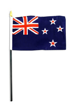 Stick Flag 4"x6" - New Zealand