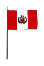 Stick Flag 4"x6" - Peru