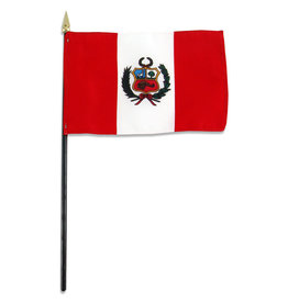 Stick Flag 4"x6" - Peru