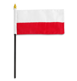 Stick Flag 4"x6" - Poland