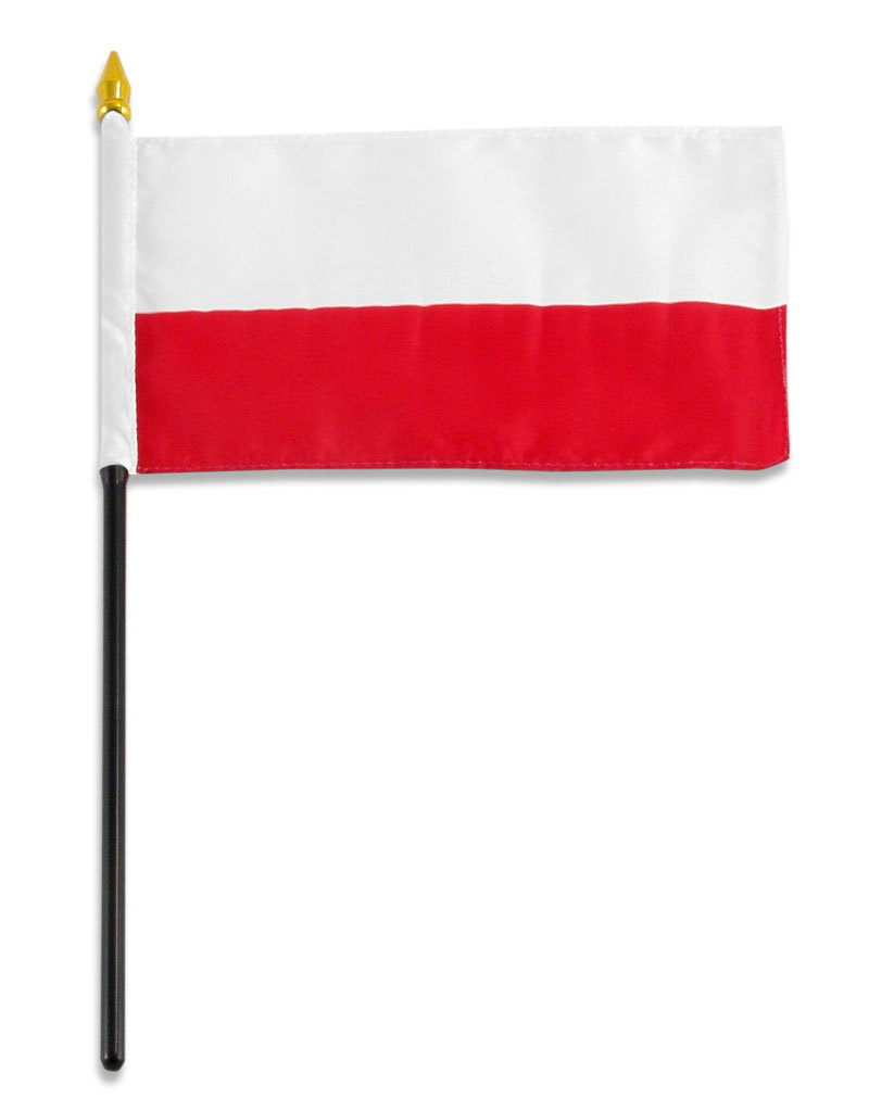 Stick Flag 4"x6" - Poland