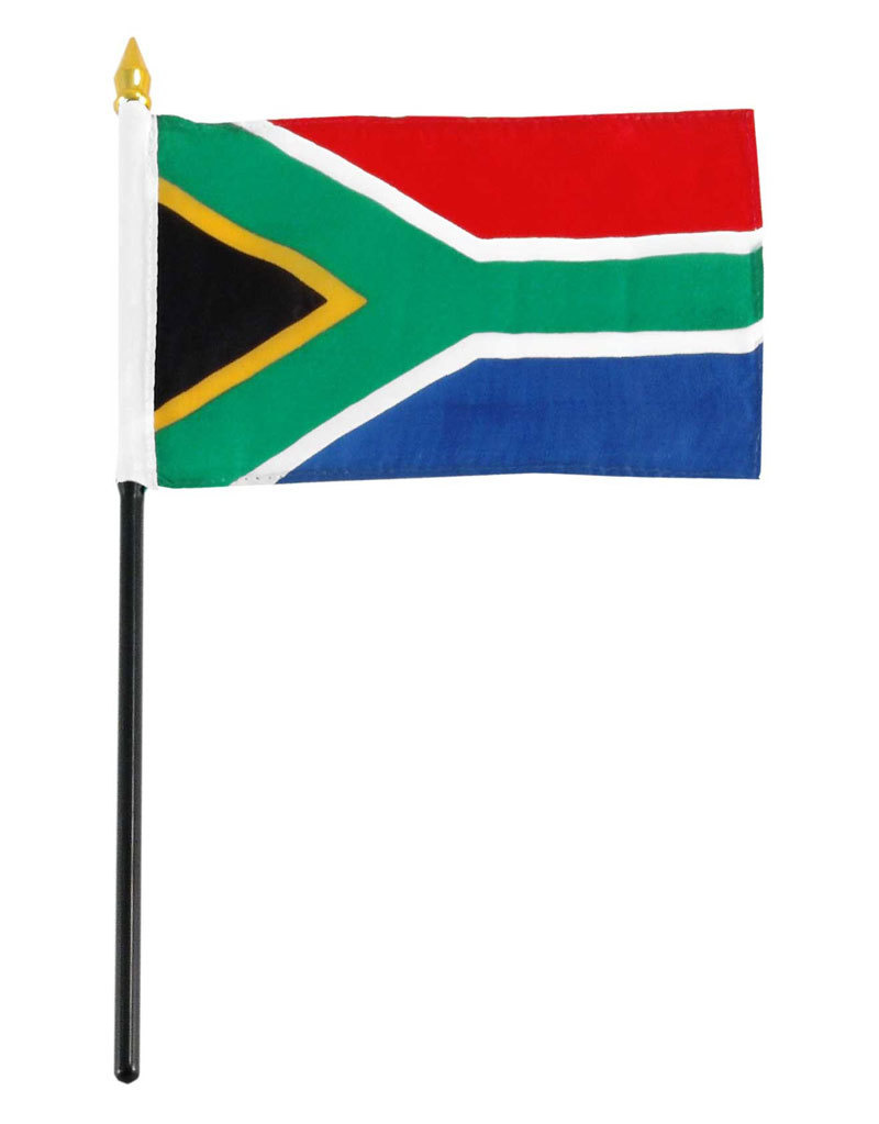 Stick Flag 4"x6" - South Africa