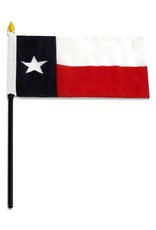 Popcorn Tree Stick Flag 4"x6" - Texas