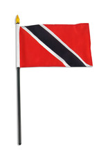 Stick Flag 4"x6" - Trinidad & Tobago