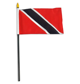 Stick Flag 4"x6" - Trinidad & Tobago