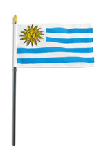 Stick Flag 4"x6" - Uruguay