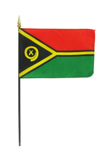 Stick Flag 4"x6" - Vanuatu