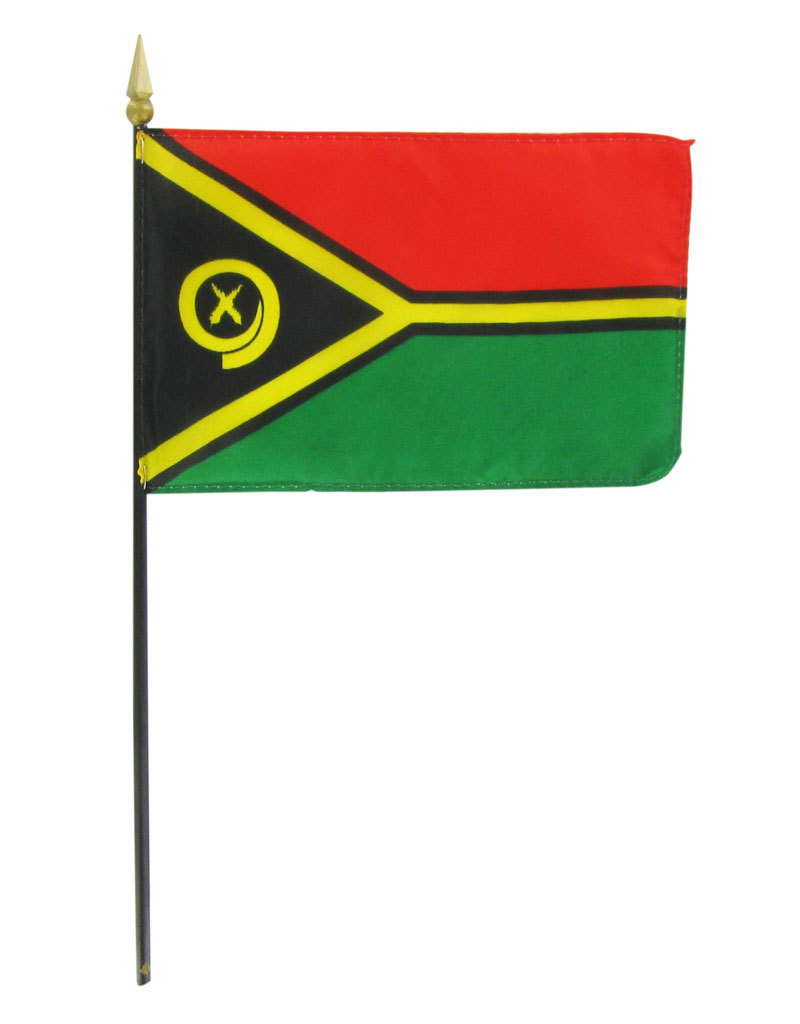 Stick Flag 4"x6" - Vanuatu