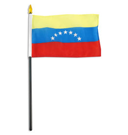 Stick Flag 4"x6" - Venezuela