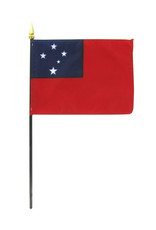 Stick Flag 4"x6" - Western Samoa