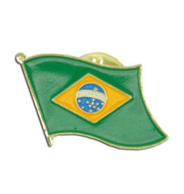 Lapel Pin - Brazil Flag