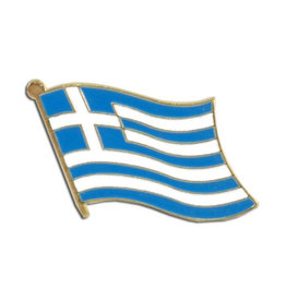 Lapel Pin - Greece Flag