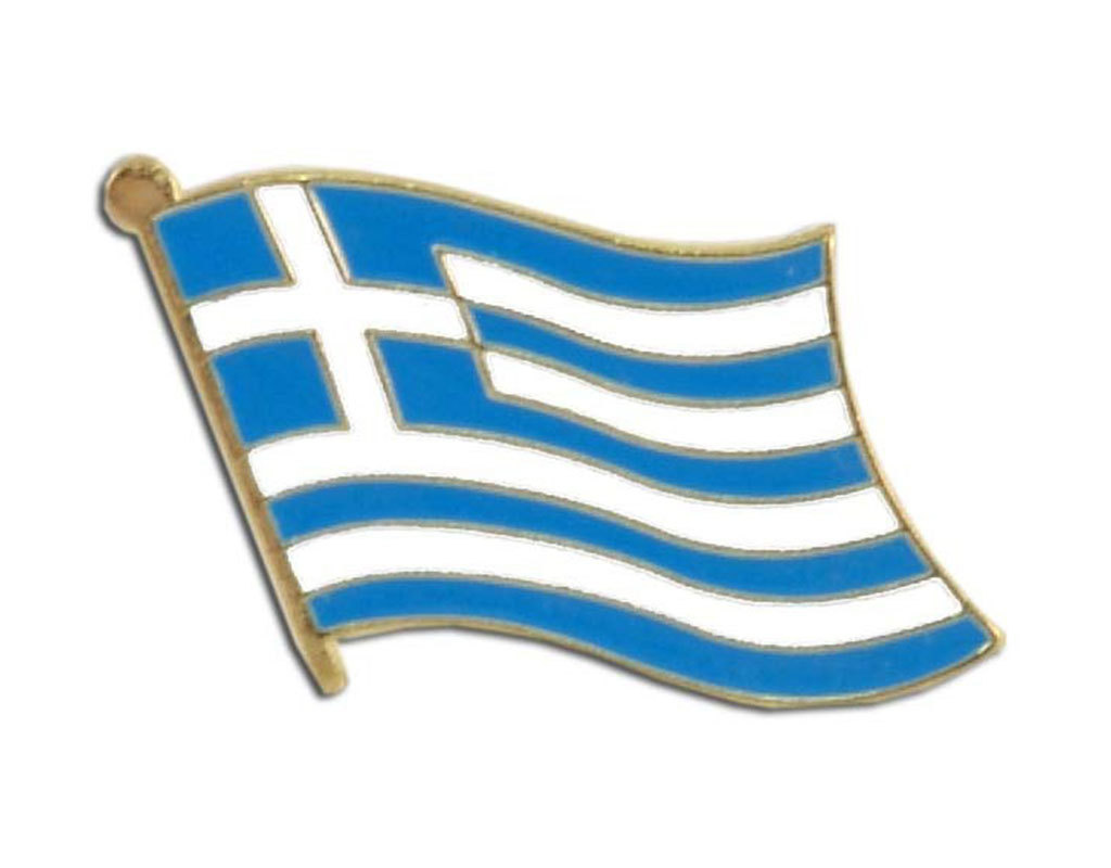 Lapel Pin - Greece Flag