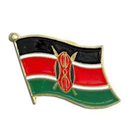 Lapel Pin - Kenya Flag