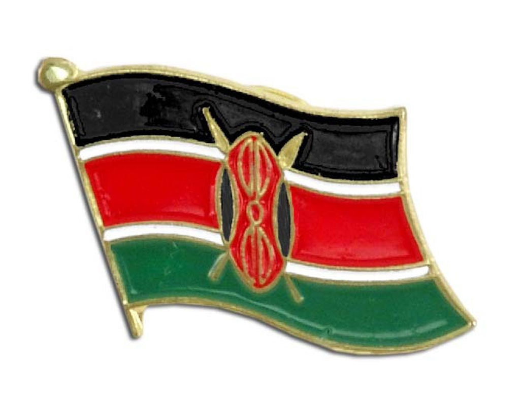 Lapel Pin - Kenya Flag