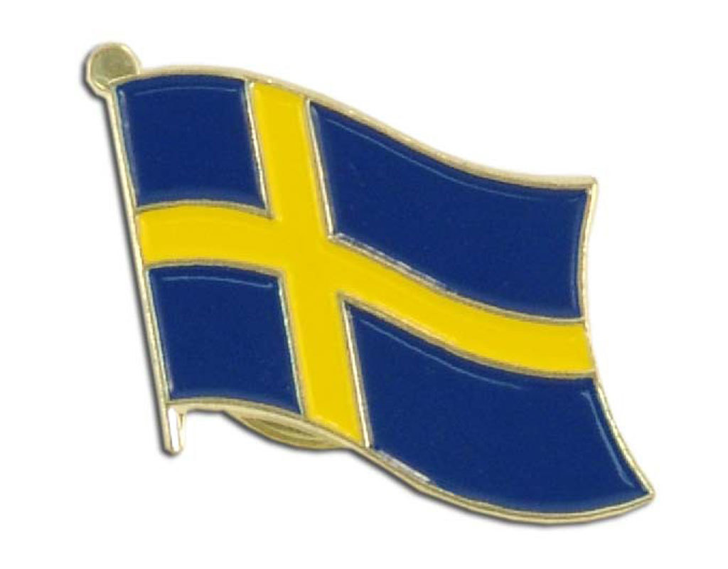 Lapel Pin - Sweden Flag