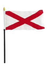 Stick Flag 4"x6" - Alabama