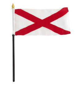 Stick Flag 4"x6" - Alabama