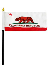 Stick Flag 4"x6" - California