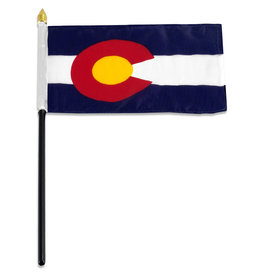 Stick Flag 4"x6" - Colorado