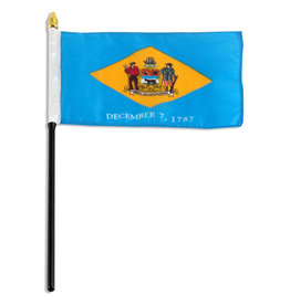 Stick Flag 4"x6" - Delaware