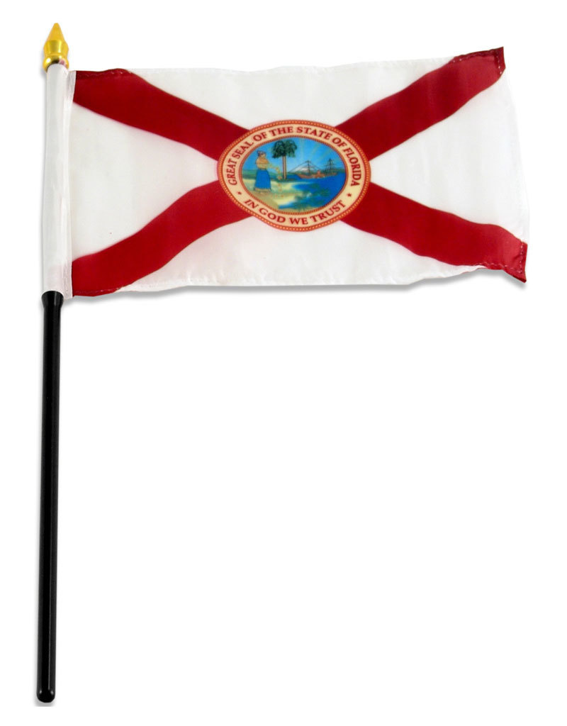 Stick Flag 4"x6" - Florida