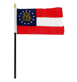 Stick Flag 4"x6" - Georgia