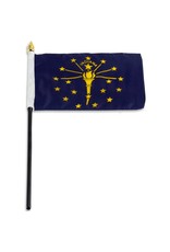 Stick Flag 4"x6" - Indiana