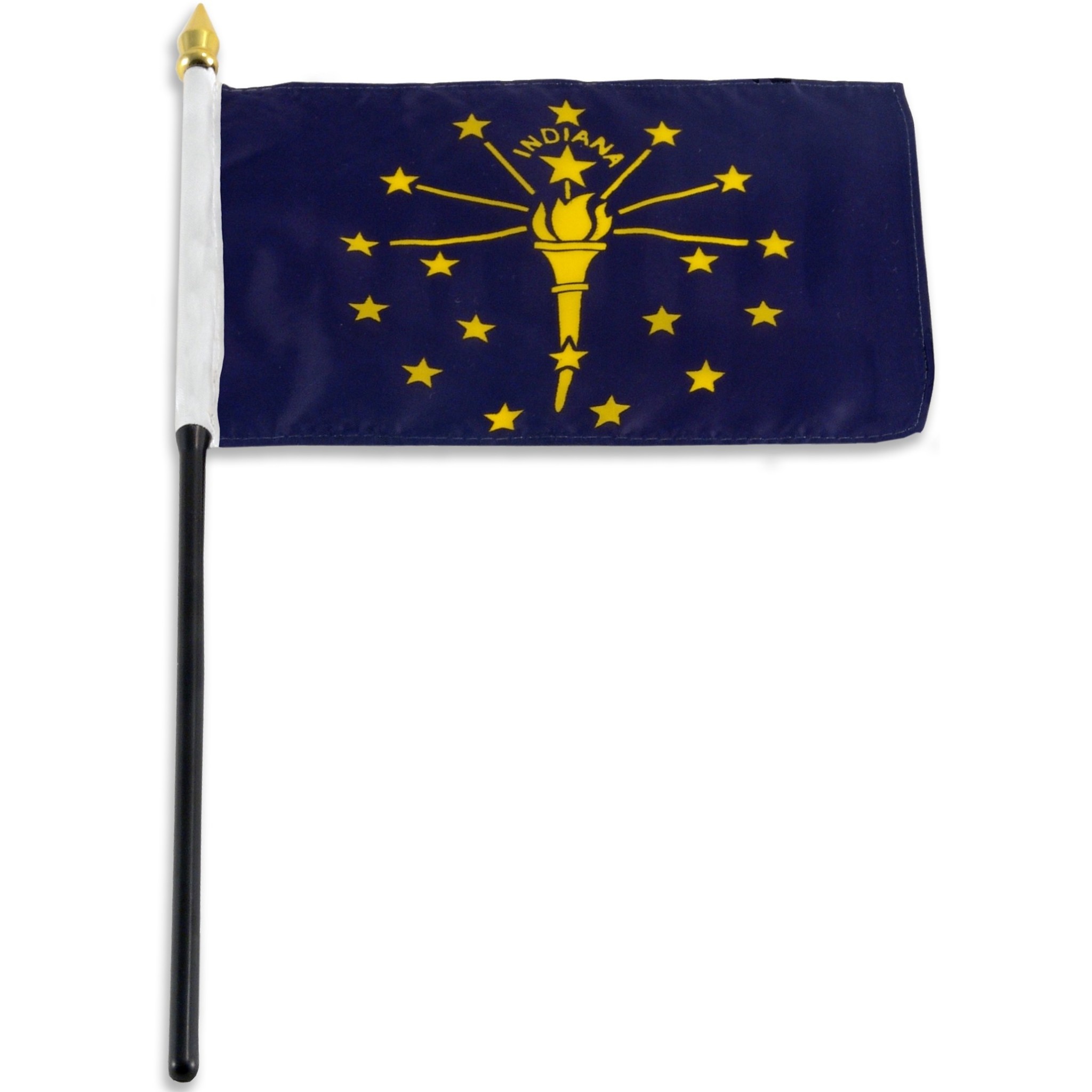 Stick Flag 4"x6" - Indiana