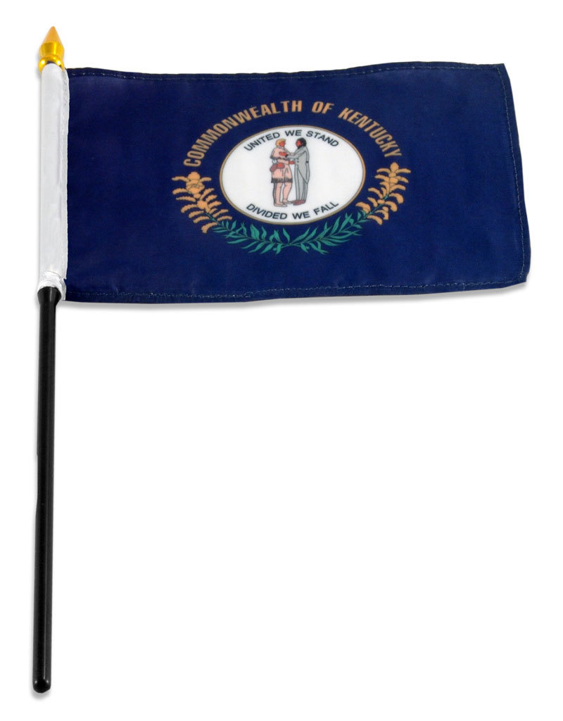 Stick Flag 4"x6" - Kentucky