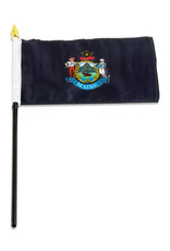 Stick Flag 4"x6" - Maine