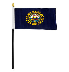 Stick Flag 4"x6" - New Hampshire
