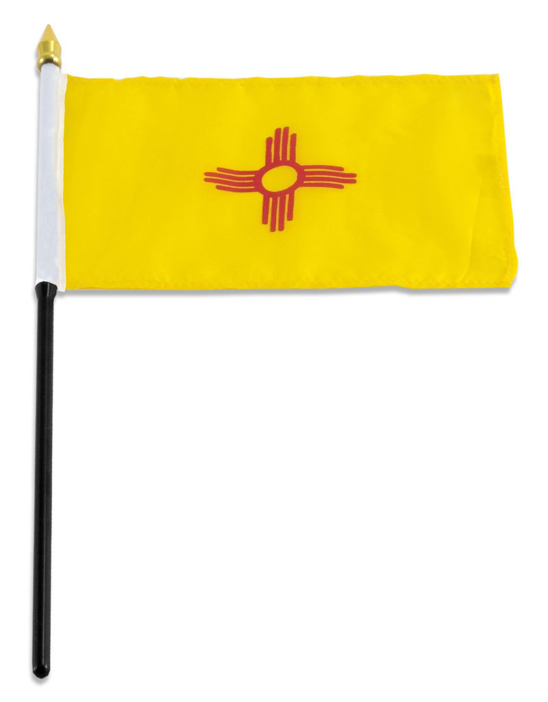 Stick Flag 4"x6" - New Mexico