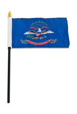 Stick Flag 4"x6" - North Dakota