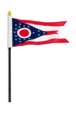 Stick Flag 4"x6" - Ohio