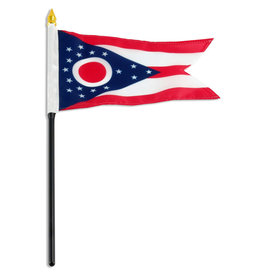 Stick Flag 4"x6" - Ohio