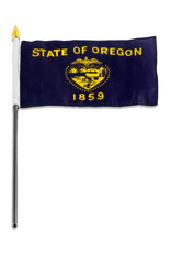 Stick Flag 4"x6" - Oregon