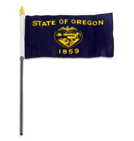 Stick Flag 4"x6" - Oregon