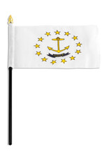 Stick Flag 4"x6" - Rhode Island