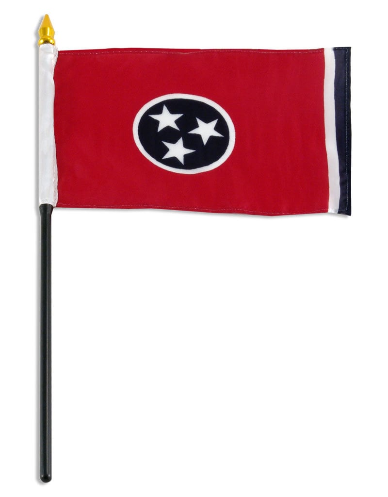 Stick Flag 4"x6" - Tennessee