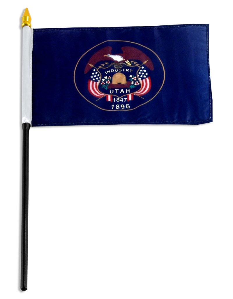 Stick Flag 4"x6" - Utah