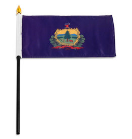 Stick Flag 4"x6" - Vermont
