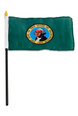 Stick Flag 4"x6" - Washington