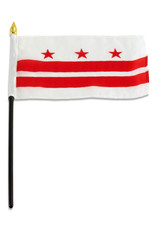 Stick Flag 4"x6" - Washington DC