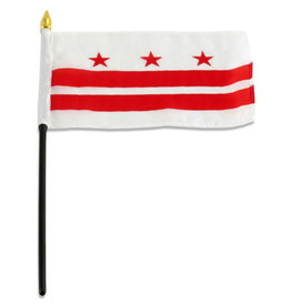 Stick Flag 4"x6" - Washington DC