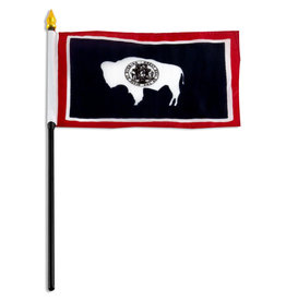 Stick Flag 4"x6" - Wyoming
