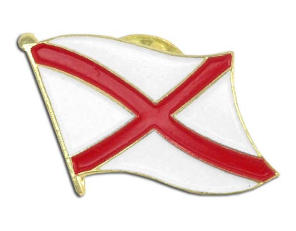 Lapel Pin - Alabama Flag