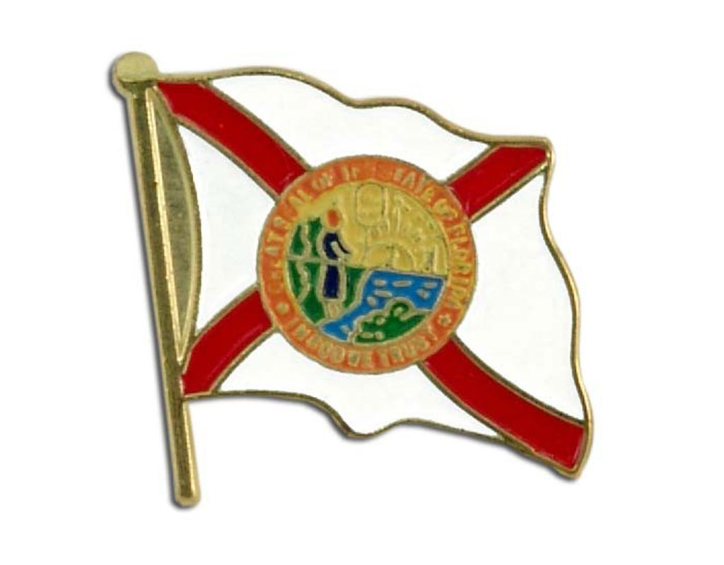 Lapel Pin - Florida Flag